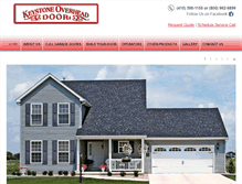 Tablet Screenshot of keystoneoverhead.com
